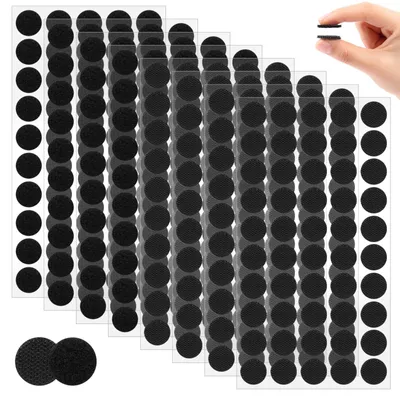 Productafbeelding van Zelfklevende Klittenbandpunten 20mm, 400 Stuks, Zwart