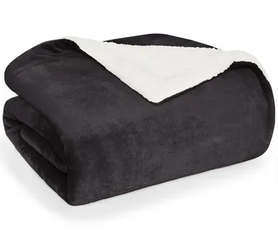 Obrázok produktu pre Blumtal Sherpa útulná deka 230x270 cm - Huňatá obývacia deka - Mäkká obývacia a útulná deka, sivá