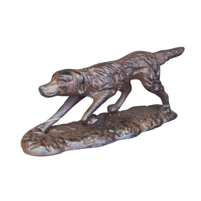Immagine prodotto di Statuetta decorativa in ghisa raffigurante un cane da caccia