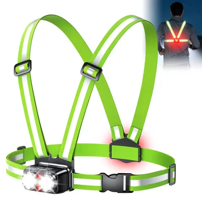 Produktbild von 800 Lumen Ultraleuchtstarkes Lauflampe Joggen mit Rücklicht