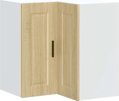 Image de vidaXL Armoire d'angle de cuisine Porto Chêne Sonoma Matériau dérivé du bois