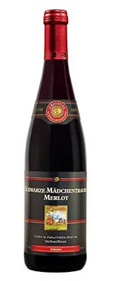 Obrázek produktu pro Black girl's grape Merlot sladké červené víno 750ml 6 balení