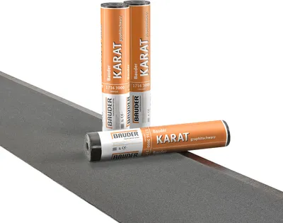 Obrázok produktu pre 24x BauderKARAT graphitschwarz 1x5m Schweißbahn - 120m² 17163000