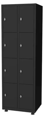 Produktbild von Povag Spind, Schließfachschrank, Metallschrank mit 8 Fächern, 180x60x50 cm