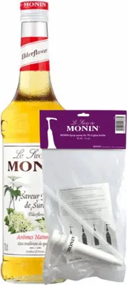 Produktbild von Moninsirup Holunderblüten (70 cl) + Siruppumpe (10 ml)