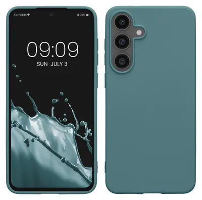 Produktbild von kwmobile Handyhülle für Samsung Galaxy S25 FE Hülle - TPU Case - Kabelloses Laden - Schutzhülle Cover in Arctic Night