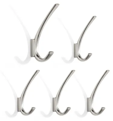 Produktbild von Omgoods – Set mit 4 Wandhaken aus Metall für Jacken und Handtaschen