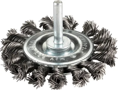Image de Brosse ronde D-73813 75mm acier tige ronde