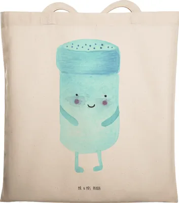 Produktbild von Mr. & Mrs. Panda Schultasche Beste Freunde Salz - Transparent - Geschenk, Laptoptasche, Jutebeutel, Lustige Sprüche, Tote Bag, Fehlende Keywords, Beutel, totebag