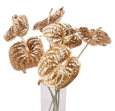 Immagine prodotto di Set di 5 fiori di Anthurium in plastica