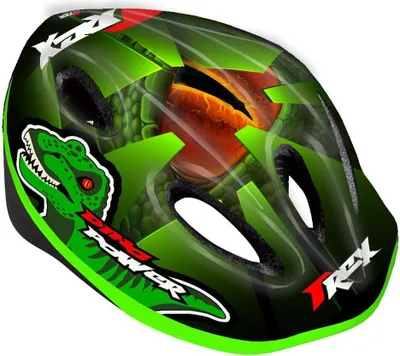 Zdjęcie produktu dla Kask Mvtek Dino Power Junior – zielony S, zielony S