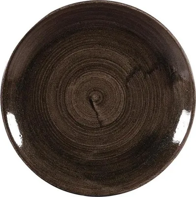 Produktbild von Churchill Stonecast Patina Coupe Teller Schwarz 288mm (12 Stück)