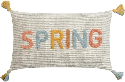 Produktbild von Kissenhülle - Beige - Rosa - Baumwolle - 35 x 60 cm - mit Reißverschluss