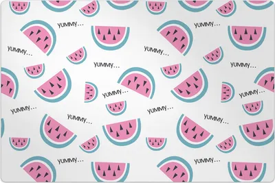 Produktbild von Küchenmatte 140x210 cm Vinylmatte Bodenmatte Dekoration - Lebensmittel Früchte Wassermelone