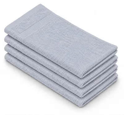 Immagine prodotto di Gözze - Asciugamani per ospiti, set da 4, morbidi e assorbenti, 100% cotone, 30 x