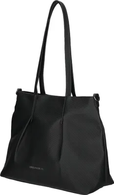 Produktbild von Große Damen Tasche Schultertasche Umhängetasche Crossover Bag Leder Optik Handtasche Schwarz