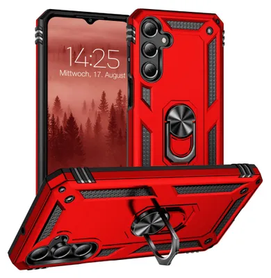 Produktbild von Armor Outdoor Handyhülle für Samsung Galaxy A16 / A16 5G Handy Panzer Case Cover Schutzhülle Farbe: Rot