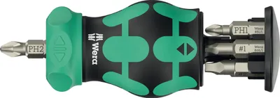 Productafbeelding van Wera 05008893001 Wera Kraftform Kompakt Stubby Magazin RA 4, 6-teilig