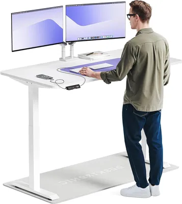 Produktbild von Elektrisch höhenverstellbarer Schreibtisch, 160 x 80 cm, mit Doppelmotor und Memory-Funktion