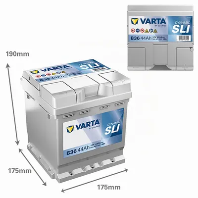 Produktbild von VARTA B36 Blue Dynamic 12V 44Ah 420A Autobatterie 544 401 042