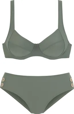 Produktbild von VIVANCE Bügel-Bikini oliv Größe 40 Cup D
