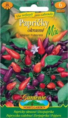 Obrázek produktu pro Okrasné papričky špičaté, směs