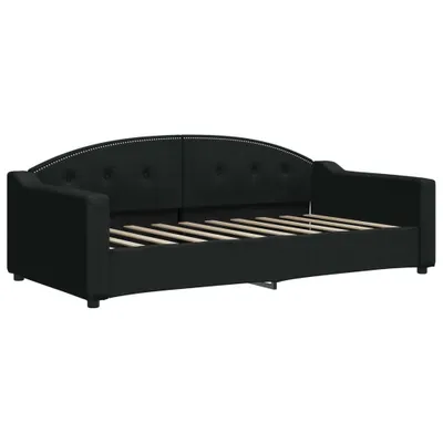 Produktbild von vidaXL Tagesbett Schwarz 90x190 cm Stoff