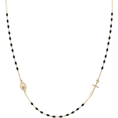 Produktbild von Halsketten   Rosenkranz Amen Gold Von 50 cm bis 70 cm  Kollektion  - frau
