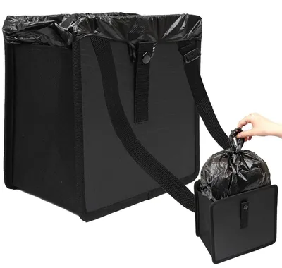 Produktbild von Automülleimer faltbar 7 Liter auslaufsicher mit Aufhängung