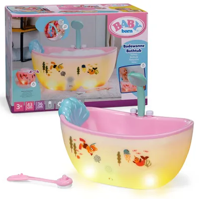 Obrázok produktu pre BABY born Bathtub, Vanička pre bábiky, 3 rok / roky, Vyžadované batérie