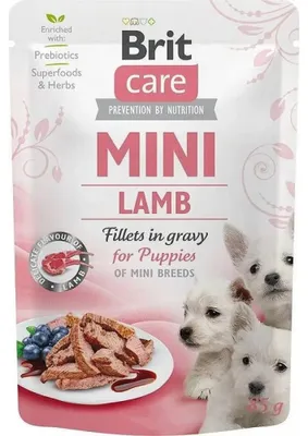 Obrázok produktu pre BRIT Care Mini Puppy Lamb - mokrá strava pre psov - 85 g