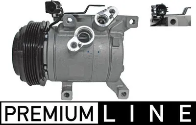 Obrázok produktu pre Klimakompresor 12 V, Ø 112 mm, MAHLE, vhodný napr. pre HYUNDAI i10