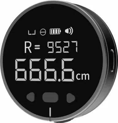 Produktbild von Elektronisches digitales Maßband mit LCD-Display, digitales Lineal, wiederaufladbar, klein, intelligentes Rollmesswerkzeug für flachen, gebogenen Durchmesser, ungerade Form, ideale