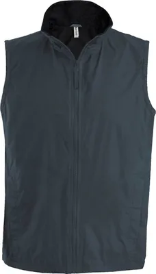 Produktbild von Kariban Herren Thermoweste Outdoorkleidung Weste robust gefüttert, Größe:L, Farbe:Dark Grey/Black