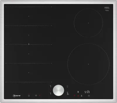 Produktbild von Neff T66STE4L0, N 90, Induktionskochfeld, 60 cm, Schwarz, Mit Rahmen aufliegend