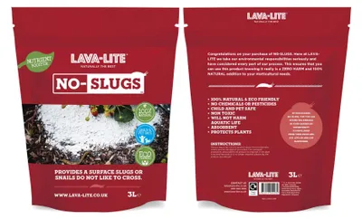 Produktbild von Jardinion Pflanzgranulat, Schneckenschutz 3 Liter Grau 100% natürliches Lavagranulat für Zimmerpflanzen und Outdoorpflanzen
