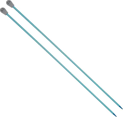 Produktbild von Coopay Aluminium Stricknadeln 8,0 mm 35 cm - Anfänger Professionelle Stricker Metall Pullover Decken