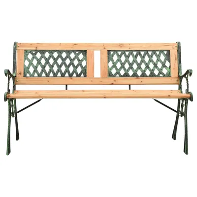 Immagine prodotto di Panchina da Giardino 122 cm in Ghisa e Legno Massello di Abete