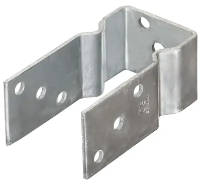 Produktbild von vidaXL Pfostenträger 6 Stk. Silbern 7×6×15 cm Verzinkter Stahl