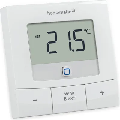 Obrázek produktu pro Homematic IP HMIP-WTH-B, RF, Bílá, IP20, 160 m, CE, LCD
