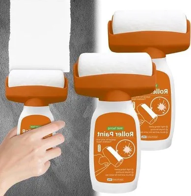 Produktbild von Set aus 2 Wandreparatur-Sprühnern mit 500g Farbe und Wandreparaturborstel für einfache Wandreparatur