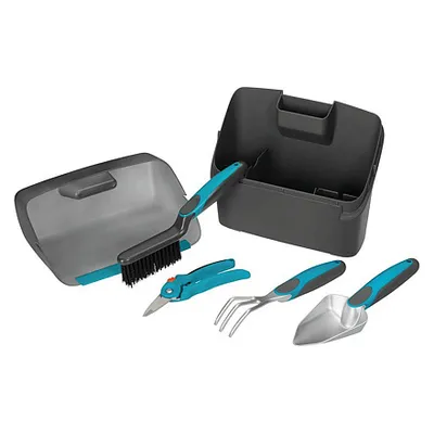 Produktbild von Gardena 8971-20, Aufbewahrungsbox, Blau, Grau, Rechteckig, Einfarbig, Draußen, Grau