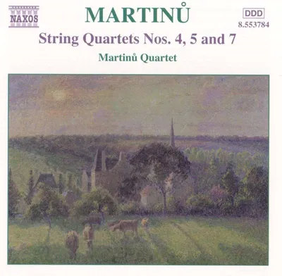 Obrázok produktu pre Bohuslav Martinu (1890-1959): Sämtliche Streichquartette Vol.3 - - (CD / S)