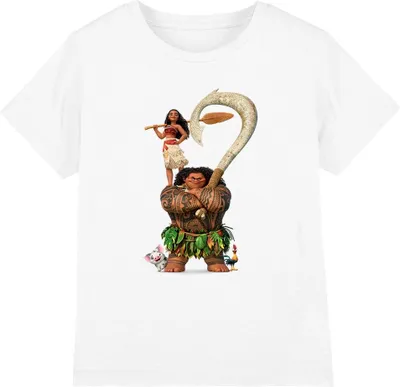 Obrázok produktu pre Moana - Detské tričko TV4648 (128) (Biela)