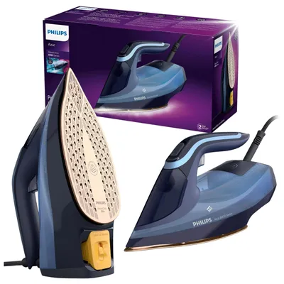 Produktbild von Philips-Dampfbügeleisen mit 3000 W, vertikalem Bügeln und OptimalTEMP-Funktion