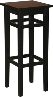 Produktbild von Casa Padrino Landhaus Stil Bar Hocker Massivholz - Shabby Chic Landhaus Stil Barhocker Bar Stuhl