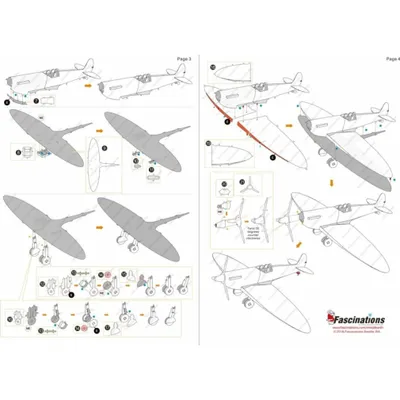 Image de Puzzle 3D METAL EARTH Avion de chasse Supermarine Spitfire