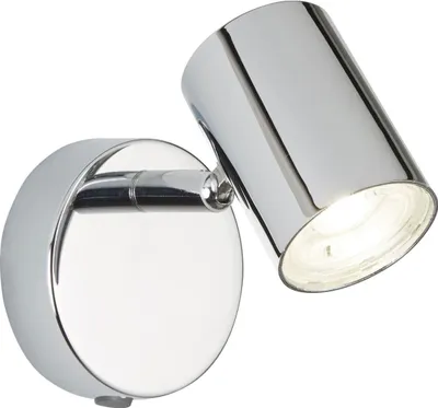 Produktbild von Deckenspot Metall LED verstellbar Chrom warmweißes Licht 3000 K 359 lm Spot Lampe Wand