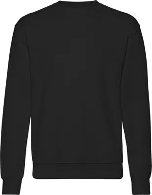 Image de Fruit Of The Loom Belcoro® Garn Pullover / Sweatshirt BC365 (4XL) (Schwarz)