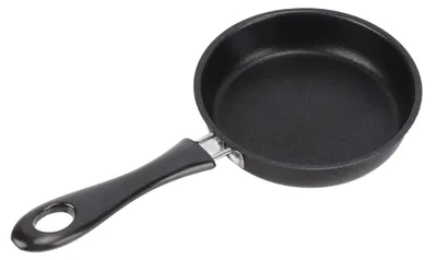 Mini-Kochanne 12 cm, Eierpfanne, Antihaft, Induktion, schwarz